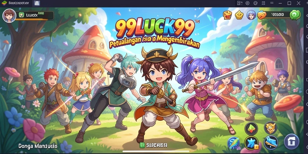 Screenshot gameplay 99LUCK99 menampilkan aksi seru dan karakter Anime yang menarik.