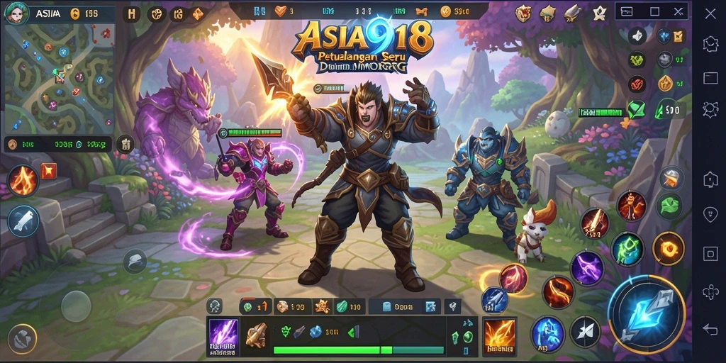 Tampilan gameplay ASIA918 yang menakjubkan dengan aksi seru.