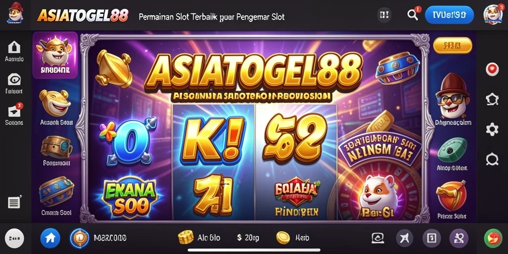Tampilan menarik dari gameplay Slot ASIATOGEL88.