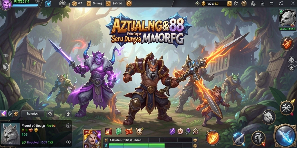 Tampilan gameplay AZTEC88 yang menarik dalam dunia MMORPG.