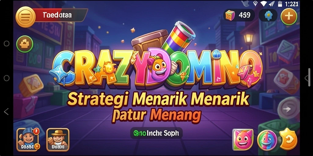 Tangkapan layar gameplay <strong>CRAZYDOMINO</strong> menunjukkan pertempuran strategi yang intens.