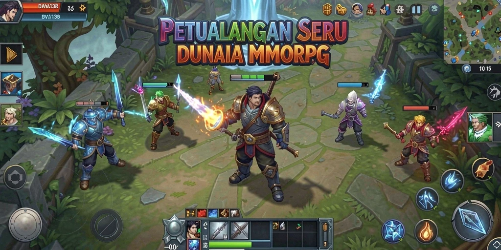 Tampilan seru gameplay DAYA138 dalam dunia MMORPG.