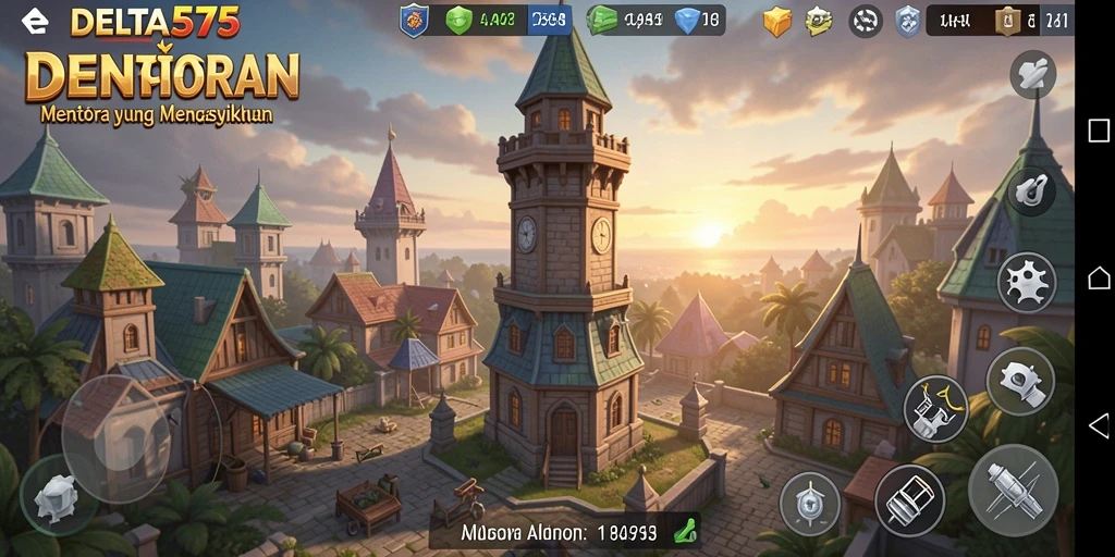 Gameplay seru dengan menara dan musuh yang beragam.