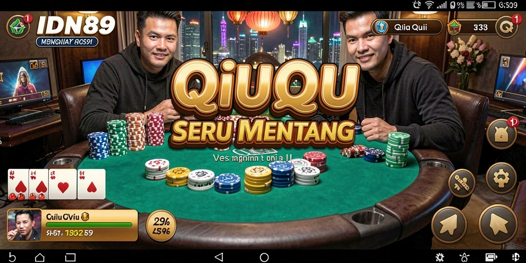 Tampilan gameplay QiuQiu yang menarik dan seru.