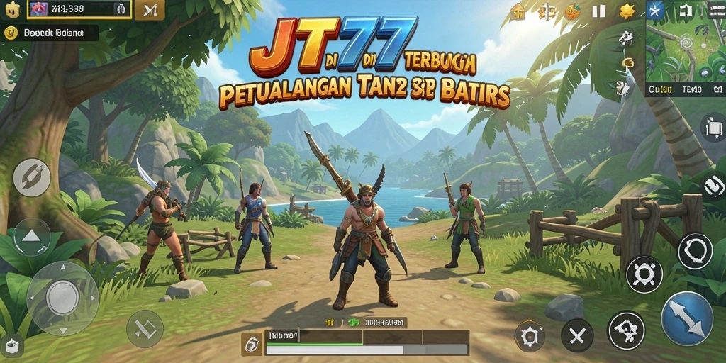 Gameplay JT777 dengan dunia yang luas untuk dijelajahi.