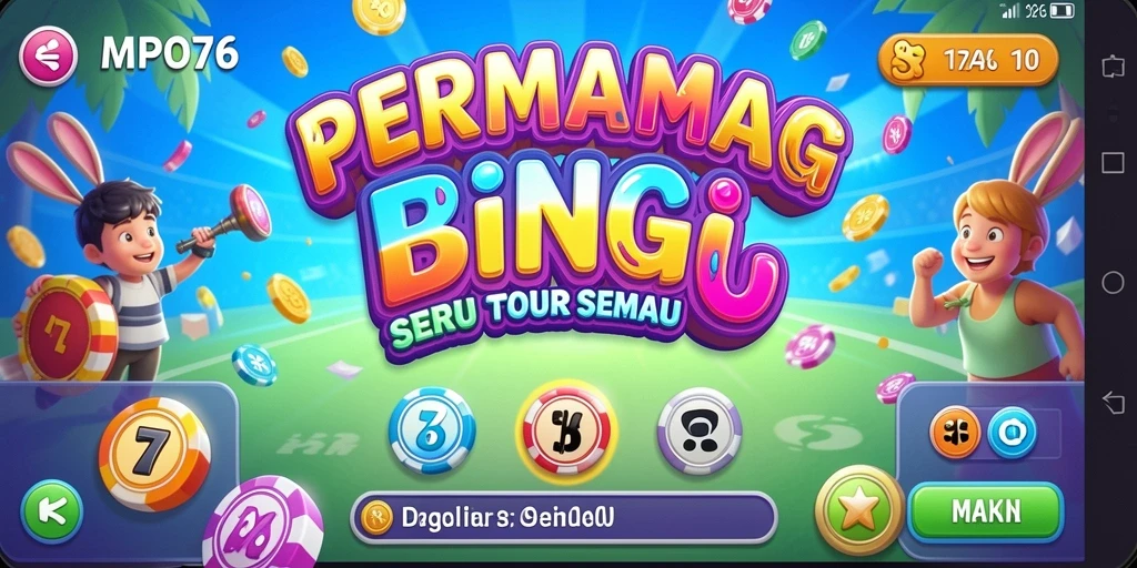 Tampilan gameplay Bingo yang seru dan mengasyikkan.