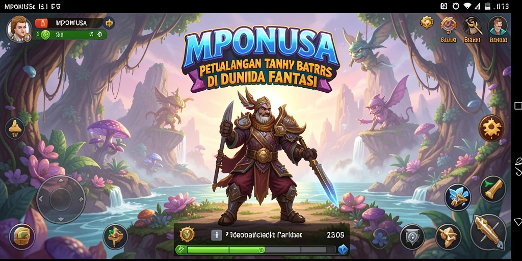 Tampilan gameplay menarik dari MPONUSA yang penuh petualangan.