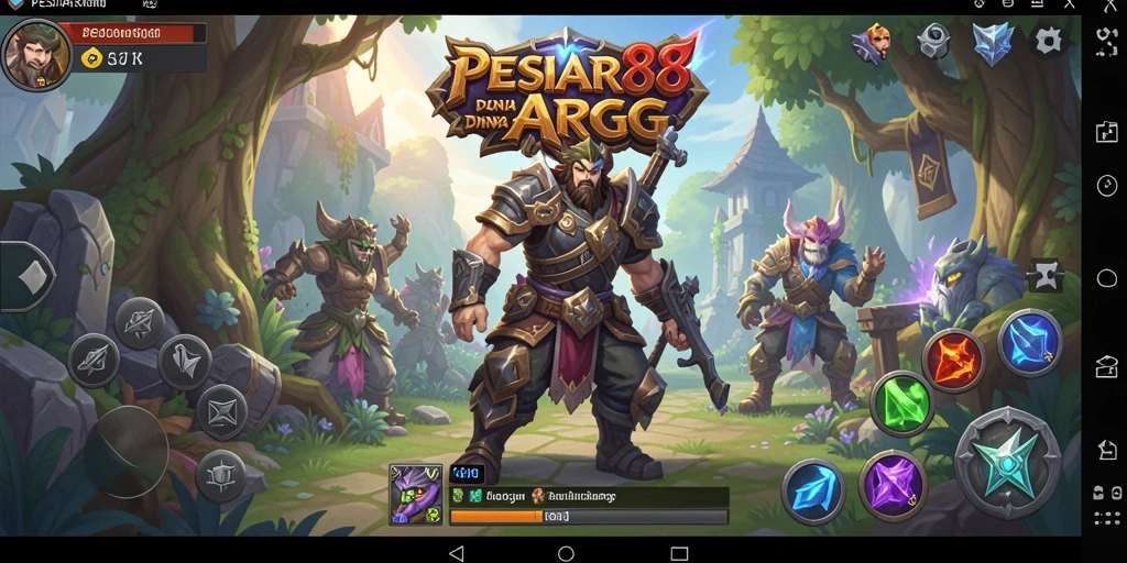 Tampilan gameplay seru di PESIAR88 dengan aksi ARPG yang mendebarkan.