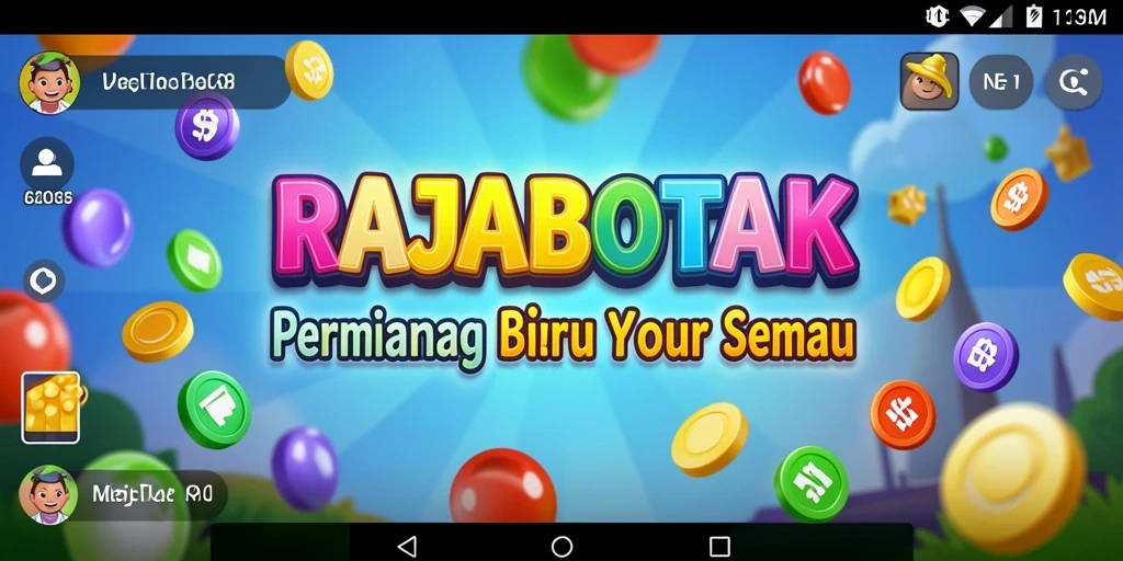 Tampilan menarik dari gameplay RAJABOTAK yang seru.