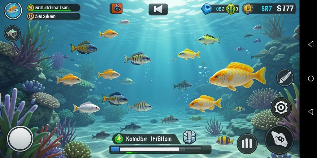 Screenshot gameplay Tembak Ikan dengan aksi seru.