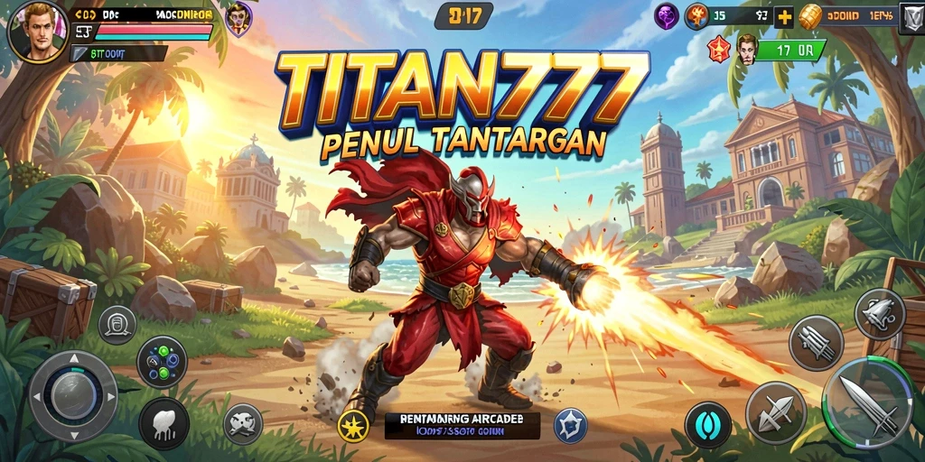 Tampilan menarik dari gameplay seru di TITAN777.