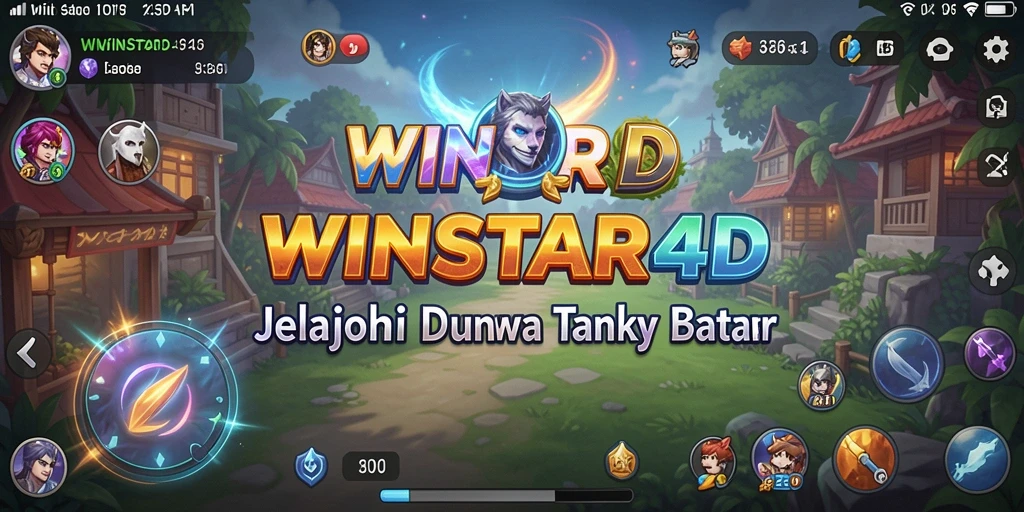 Tampilan luar biasa dari gameplay WINSTAR4D di dunia Open World.