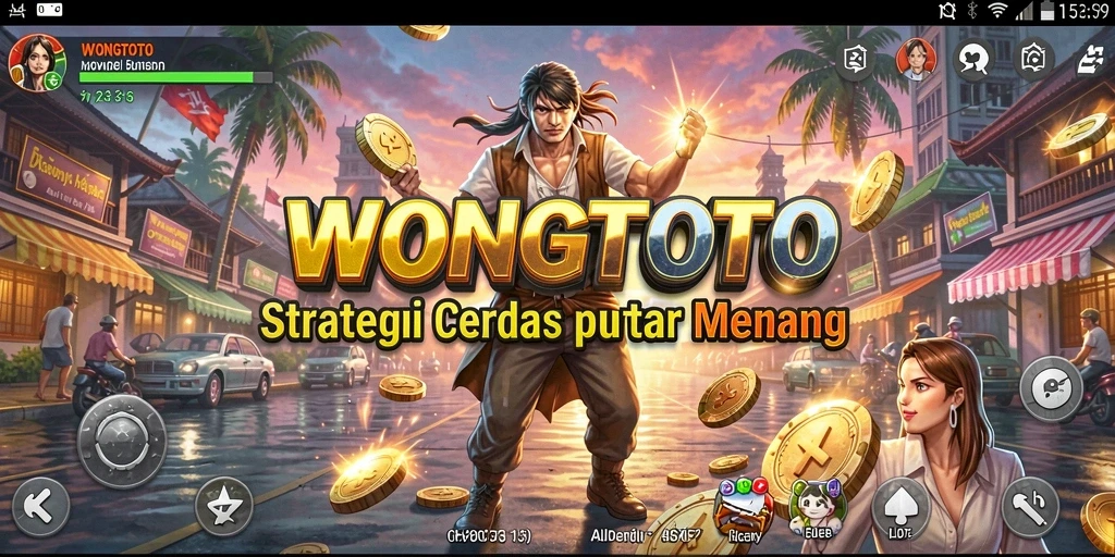 Tampilan gameplay menarik dengan strategi mendalam di WONGTOTO.